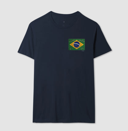 Oração e progresso - Bandeira de terço, bolso
