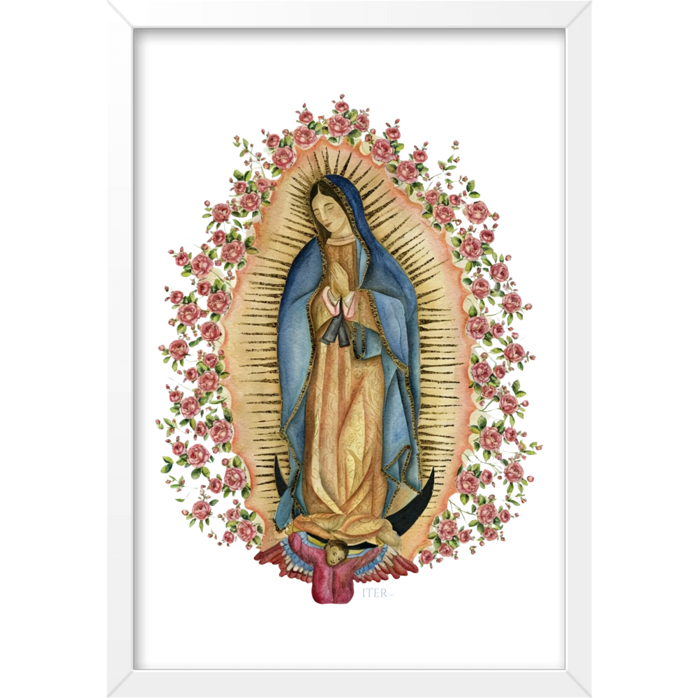 Quadro Caixa - Guadalupe, aquarela