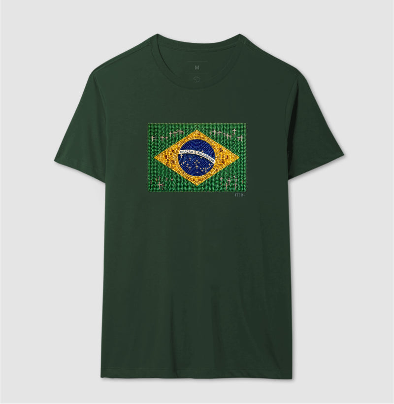 Oração e progresso - Bandeira de terço