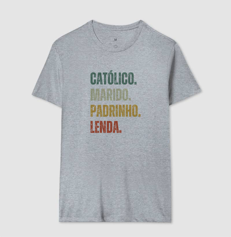 Católico. Marido. Padrinho. Lenda.
