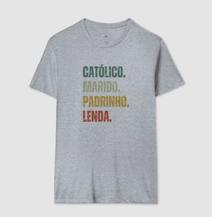 Católico. Marido. Padrinho. Lenda.