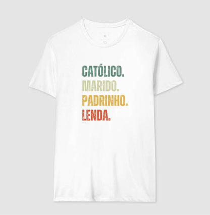 Católico. Marido. Padrinho. Lenda.