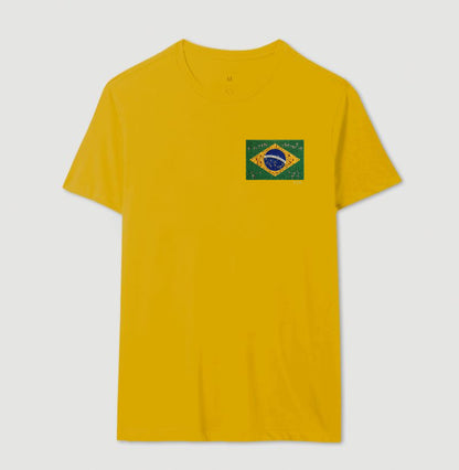 Oração e progresso - Bandeira de terço, bolso