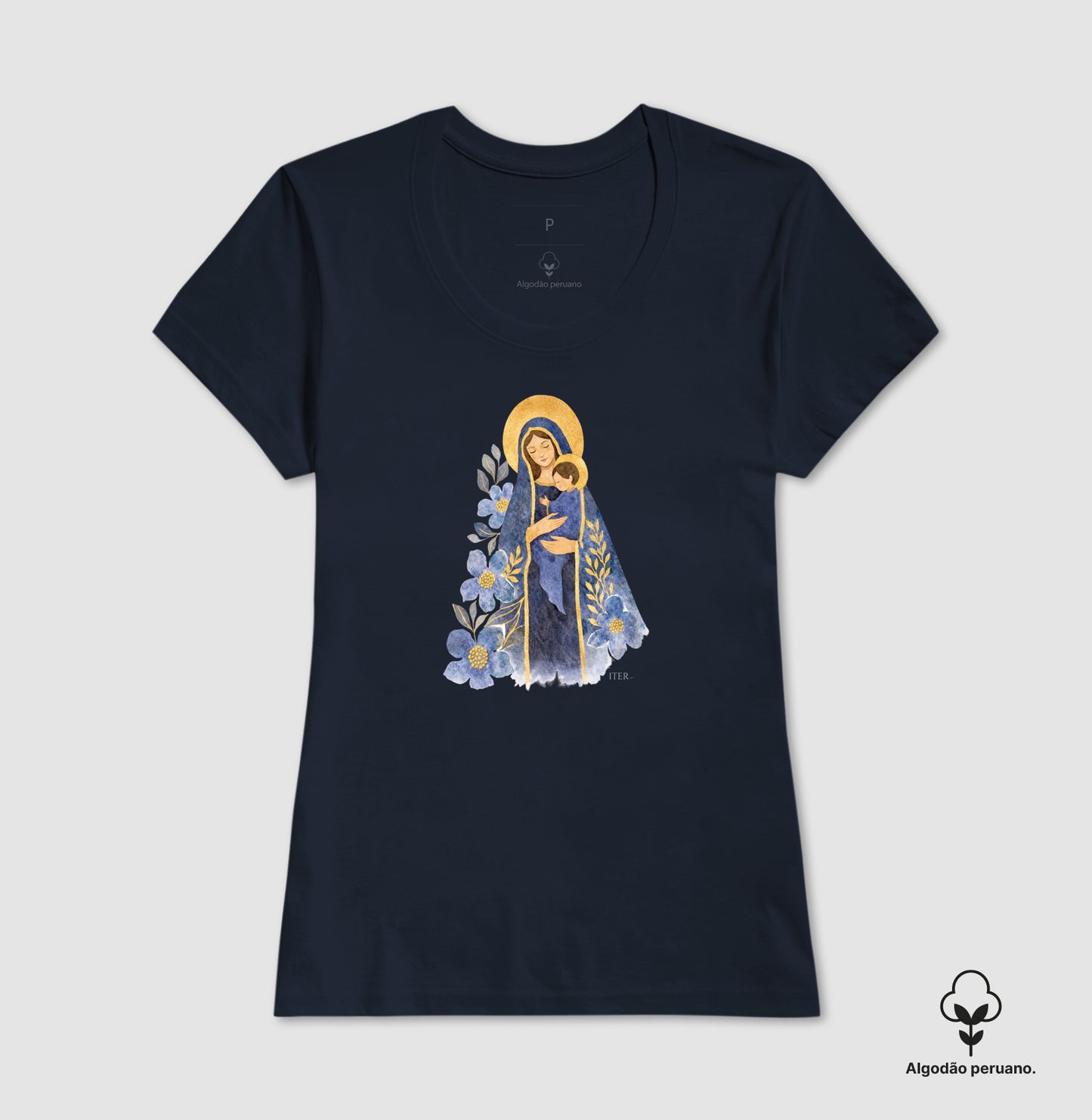 Mãe do céu, aquarela - Premium