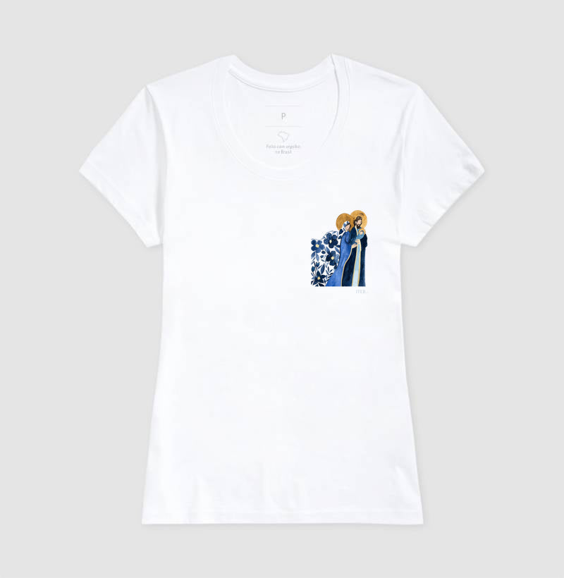 Sagrada Família - Aquarela azul bolso