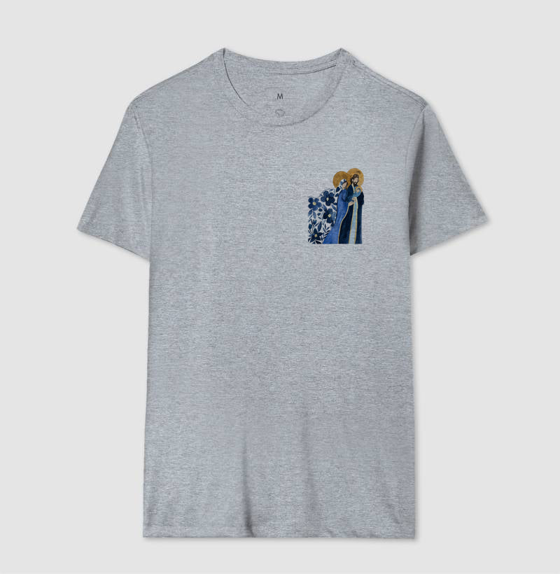 Sagrada Família - Aquarela azul bolso