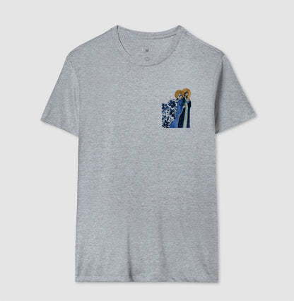 Sagrada Família - Aquarela azul bolso