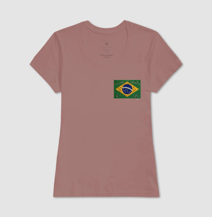Oração e progresso - Bandeira de terço, bolso
