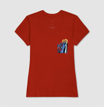Sagrada Família - Aquarela azul bolso
