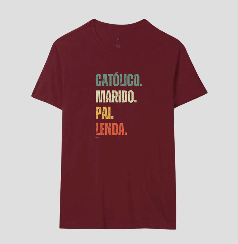Católico. Marido. Pai. Lenda.