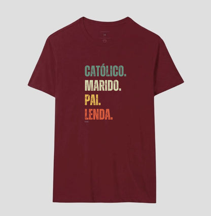 Católico. Marido. Pai. Lenda.
