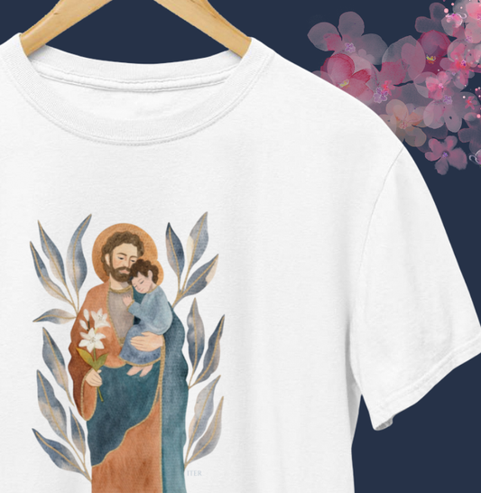 São José - aquarela, rosto