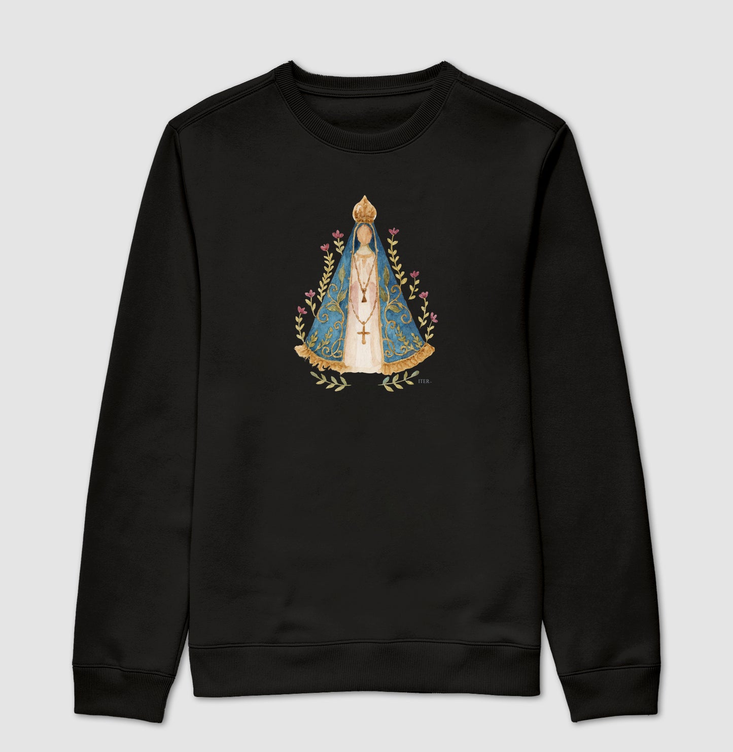 Suéter Moletom - Aquarela, N. Senhora Aparecida