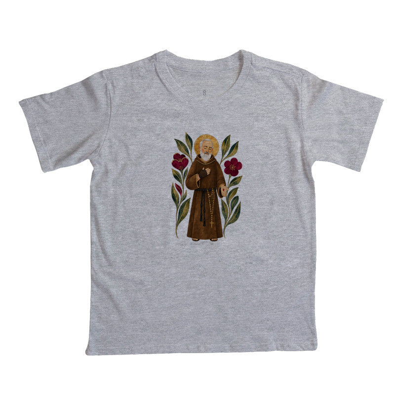 Infantil - São Padre Pio, aquarela