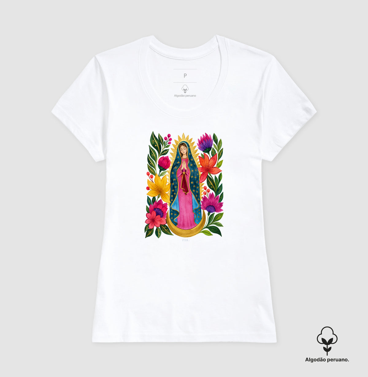 Virgem de Guadalupe, aquarela - Premium