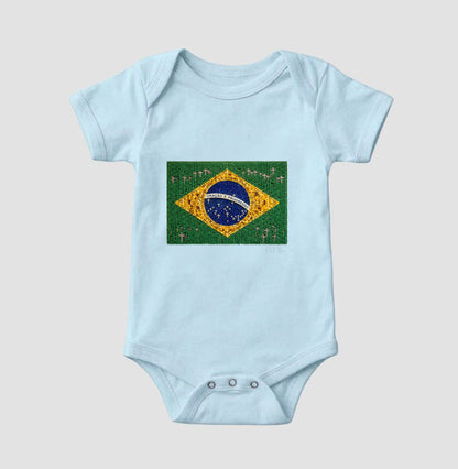 Body - Oração e progresso - Bandeira de terço, bolso