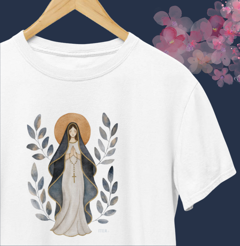 Mãe que intercede, aquarela