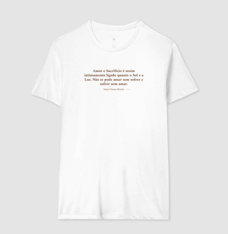 Amor e sacrifício; Sol e luz - Santa Gianna