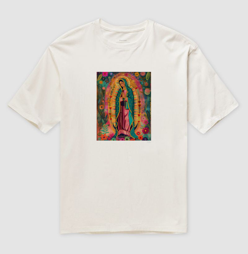 Oversized - Guadalupe em flores