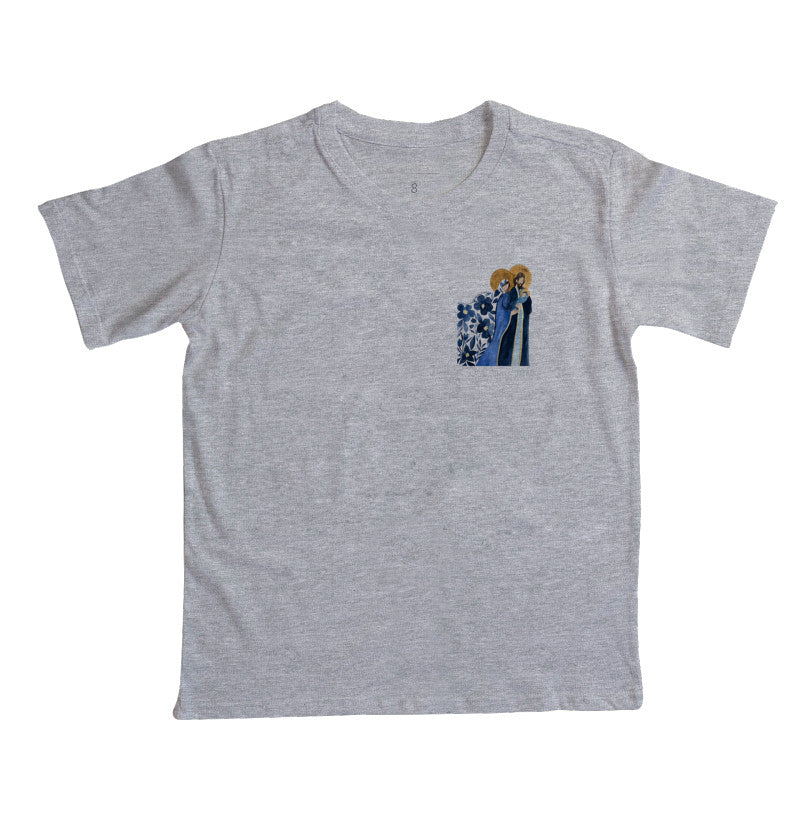 Infantil - Sagrada Família - Aquarela azul bolso