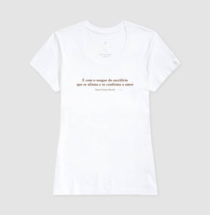 Sangue do sacrifício e amor - Santa Gianna
