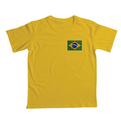 Infantil - Oração e progresso - Bandeira de terço, bolso