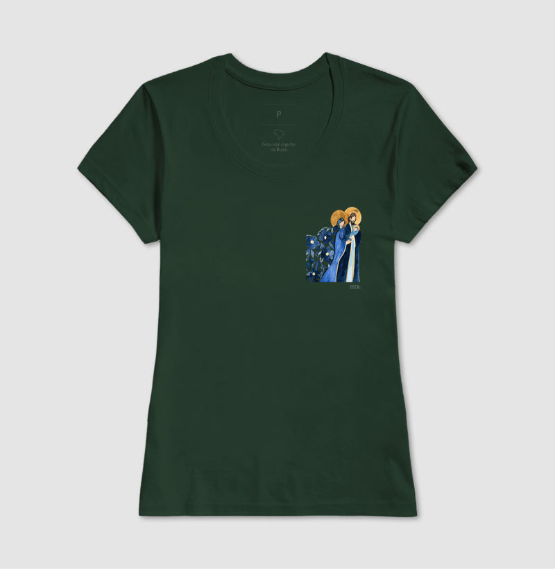 Sagrada Família - Aquarela azul bolso