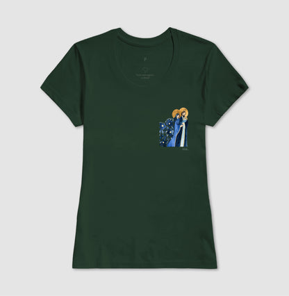 Sagrada Família - Aquarela azul bolso