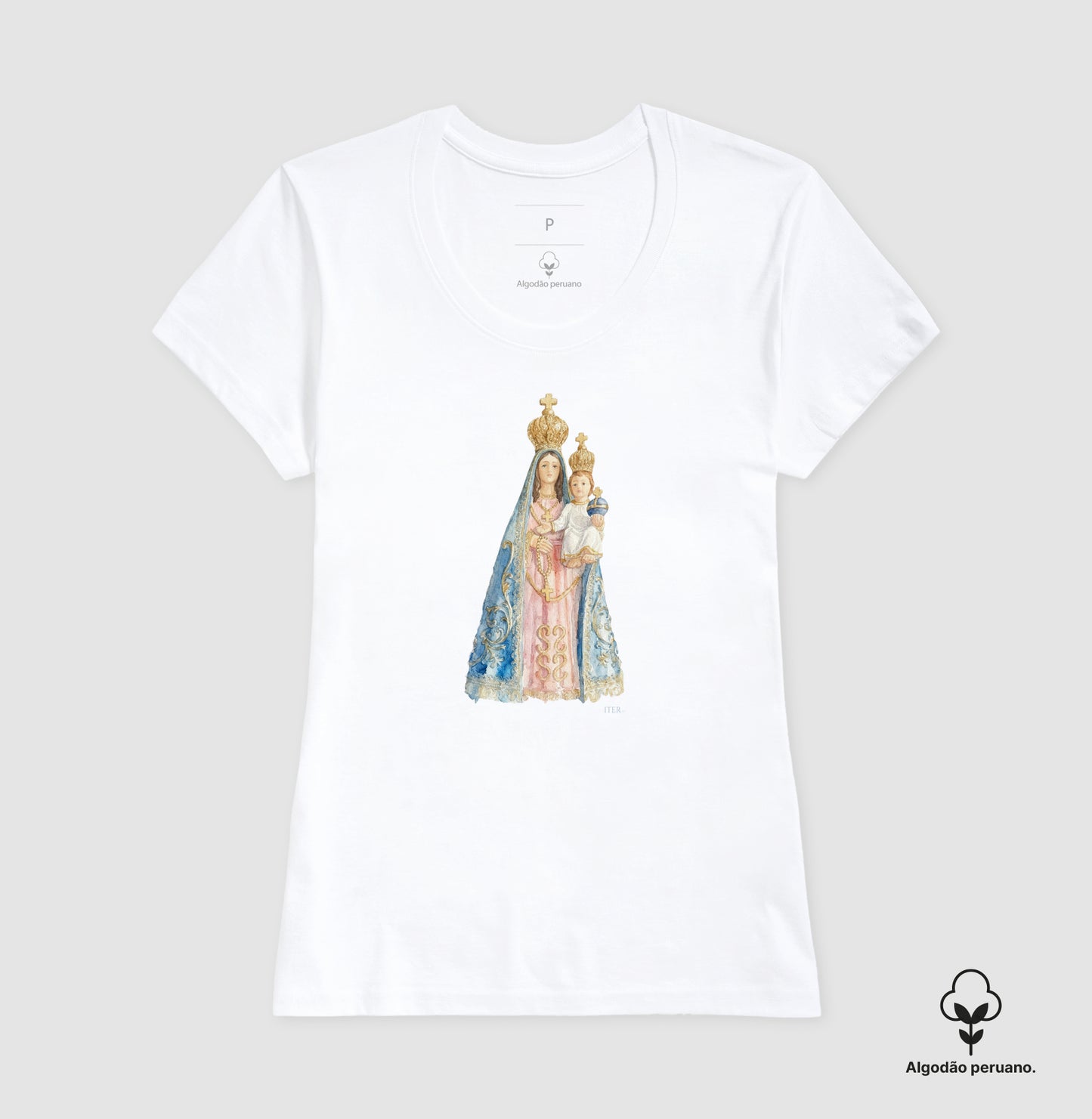 Nossa Senhora da Penha, aquarela - Premium