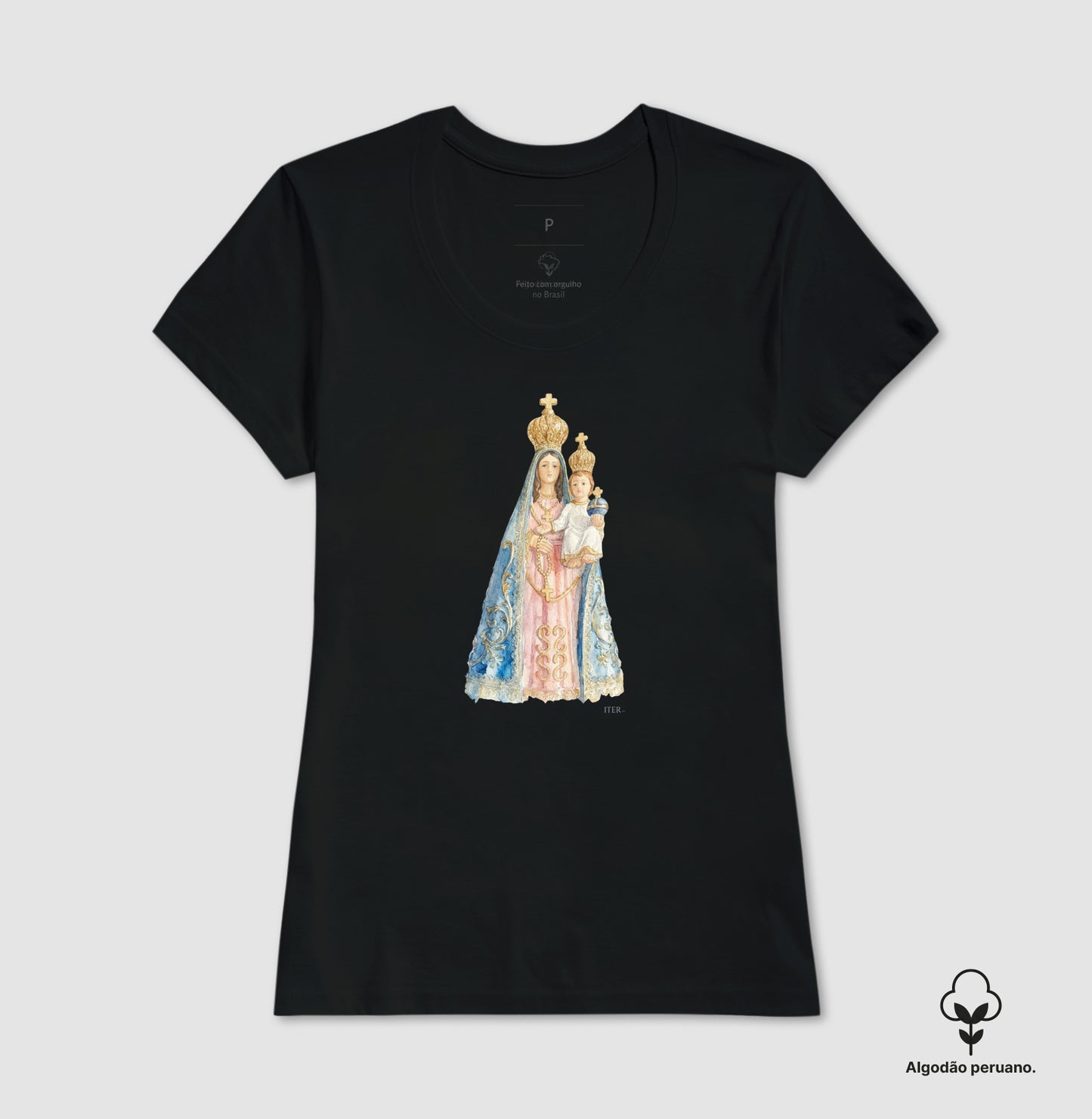 Nossa Senhora da Penha, aquarela - Premium