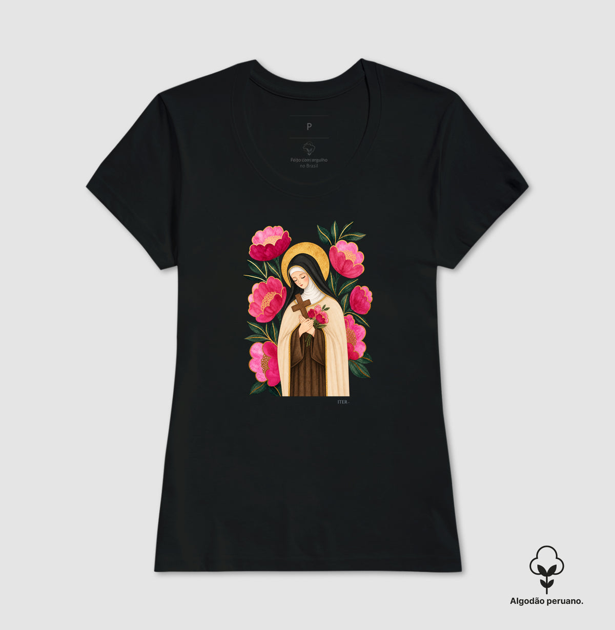 Santa Teresinha do Menino Jesus, aquarela - Premium
