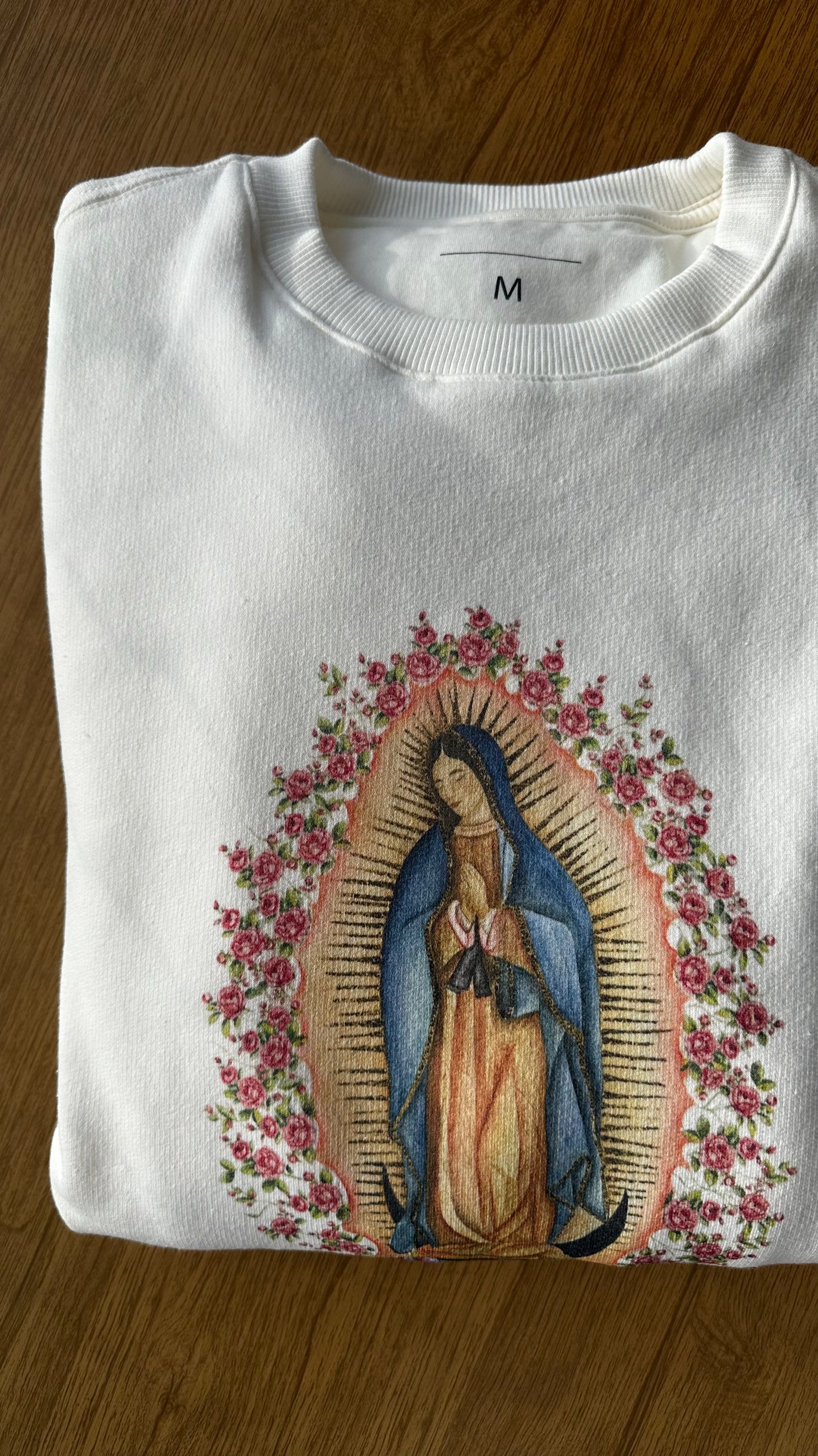 Suéter moletom - Guadalupe aquarela