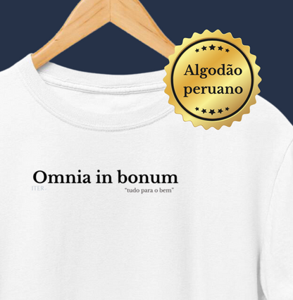 Algodão Peruano - Omnia in bonum! - Tudo para o bem!