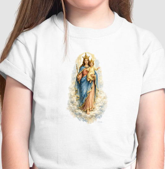 Infanitl - Nossa Senhora Auxiliadora, aquarela