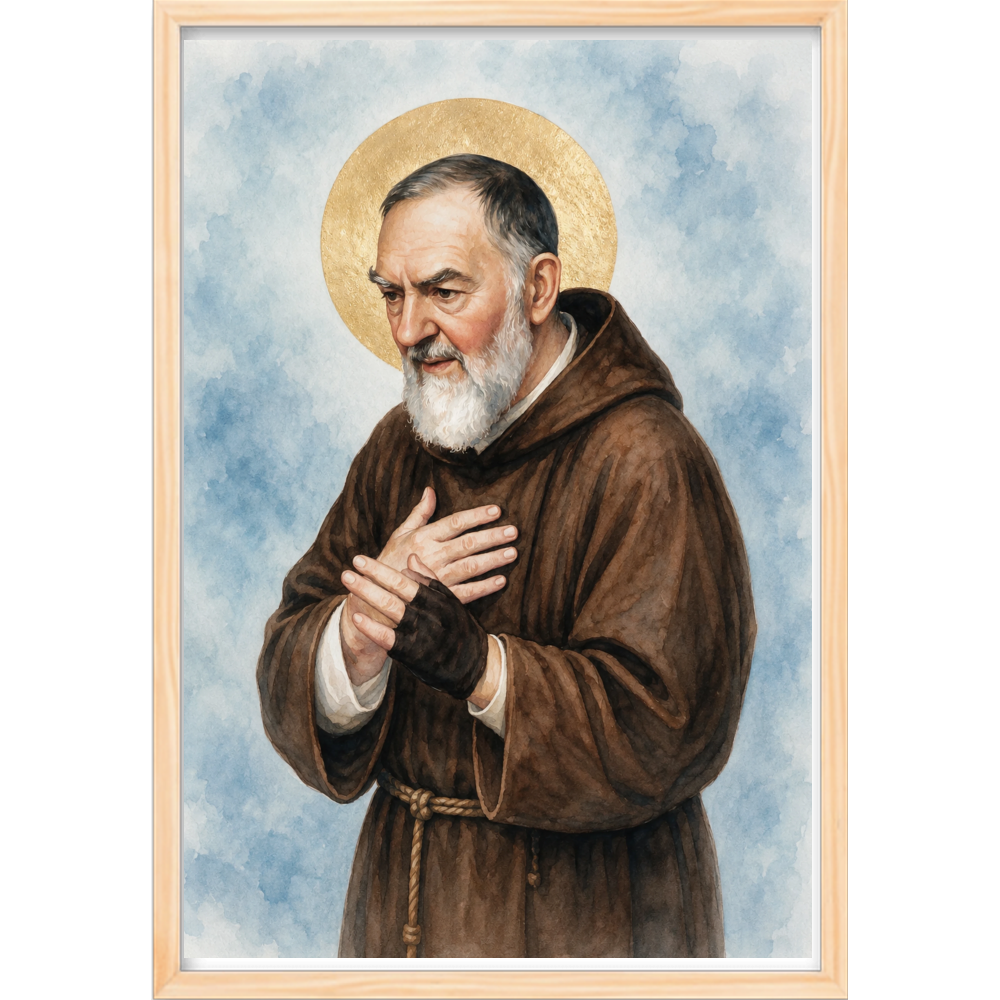Quadro Caixa - São Padre Pio