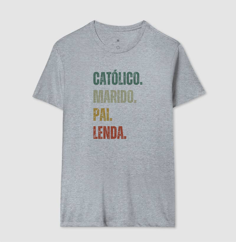 Católico. Marido. Pai. Lenda.