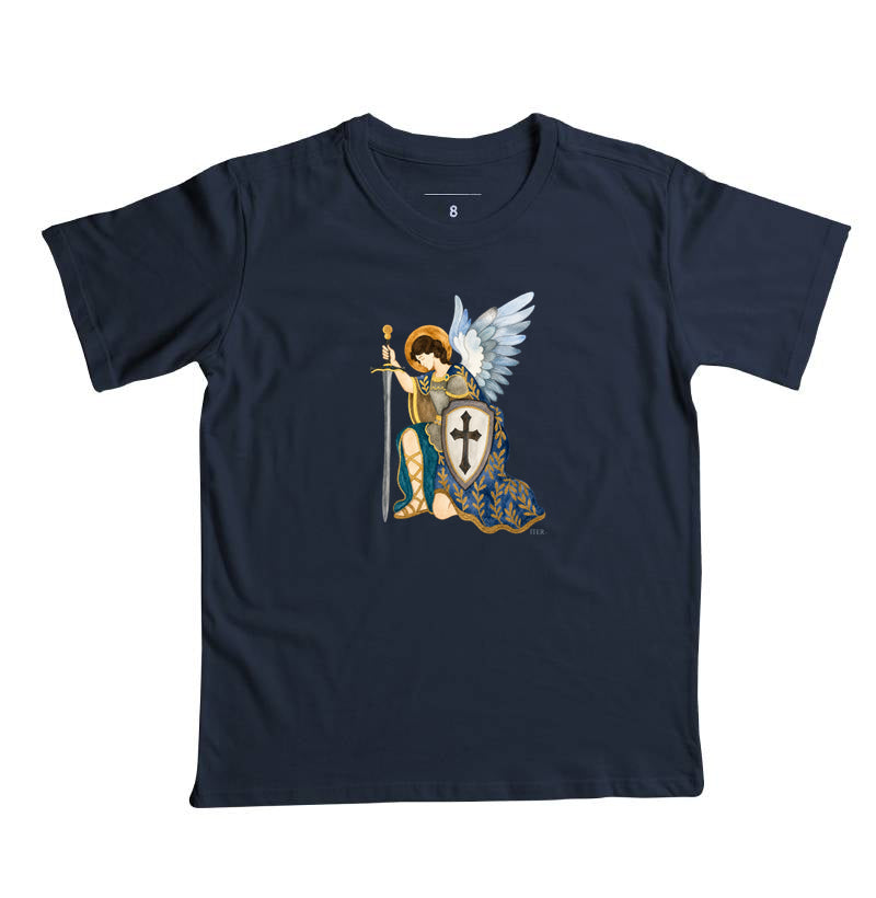 Infantil - São Miguel Ajoelhado - Aquarela