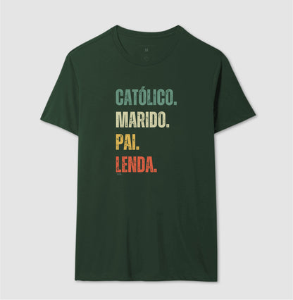 Católico. Marido. Pai. Lenda.