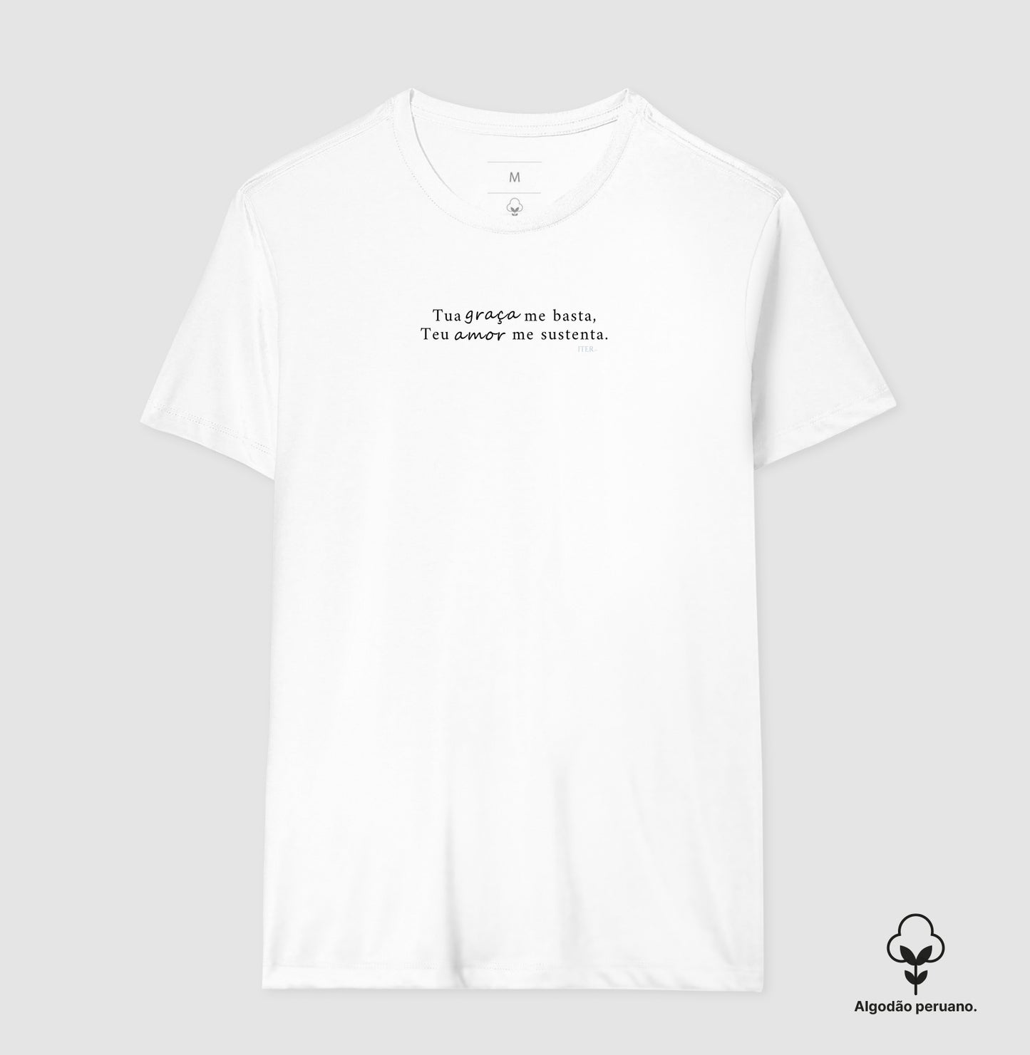 Tua graça me basta, Teu amor me sustenta! b&w - premium