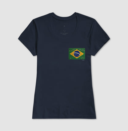 Oração e progresso - Bandeira de terço, bolso