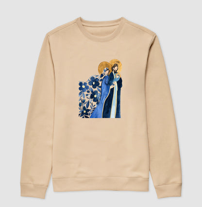 Suéter Moletom - Sagrada Família - Aquarela blue