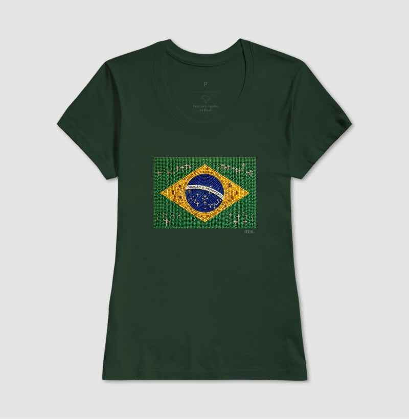 Oração e progresso - Bandeira de terço