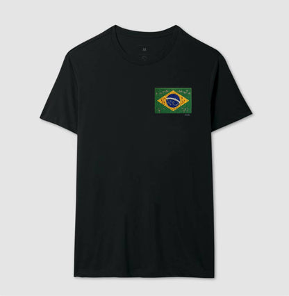 Oração e progresso - Bandeira de terço, bolso
