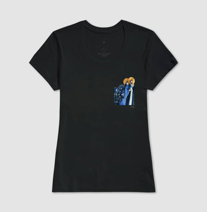 Sagrada Família - Aquarela azul bolso