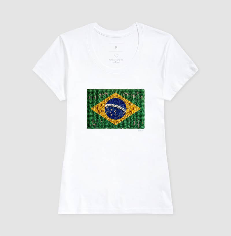 Oração e progresso - Bandeira de terço