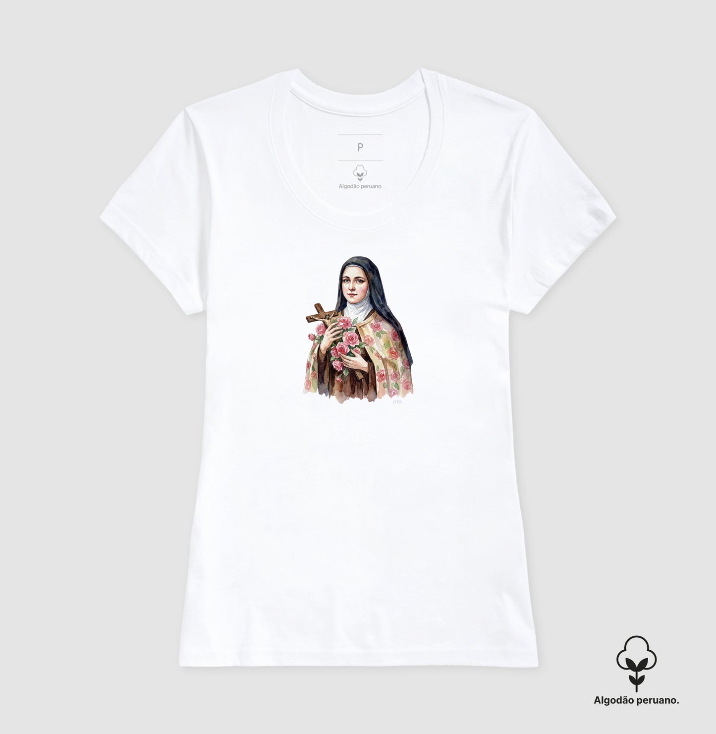 Santa Teresinha - aquarela - Premium