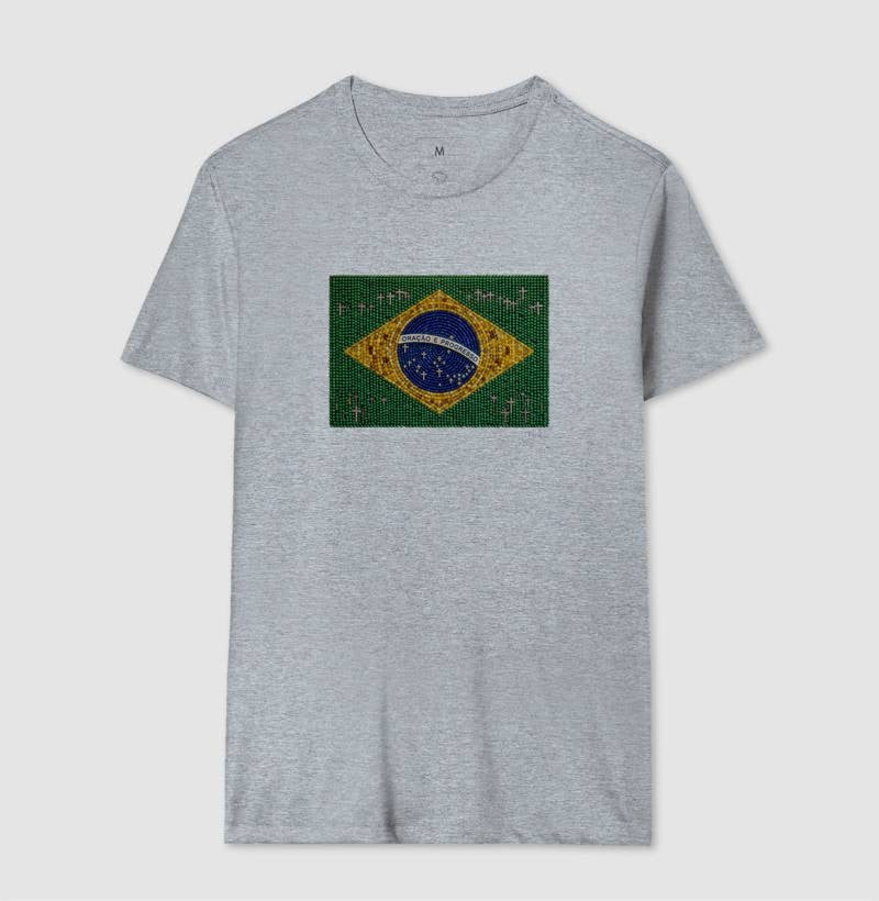 Oração e progresso - Bandeira de terço
