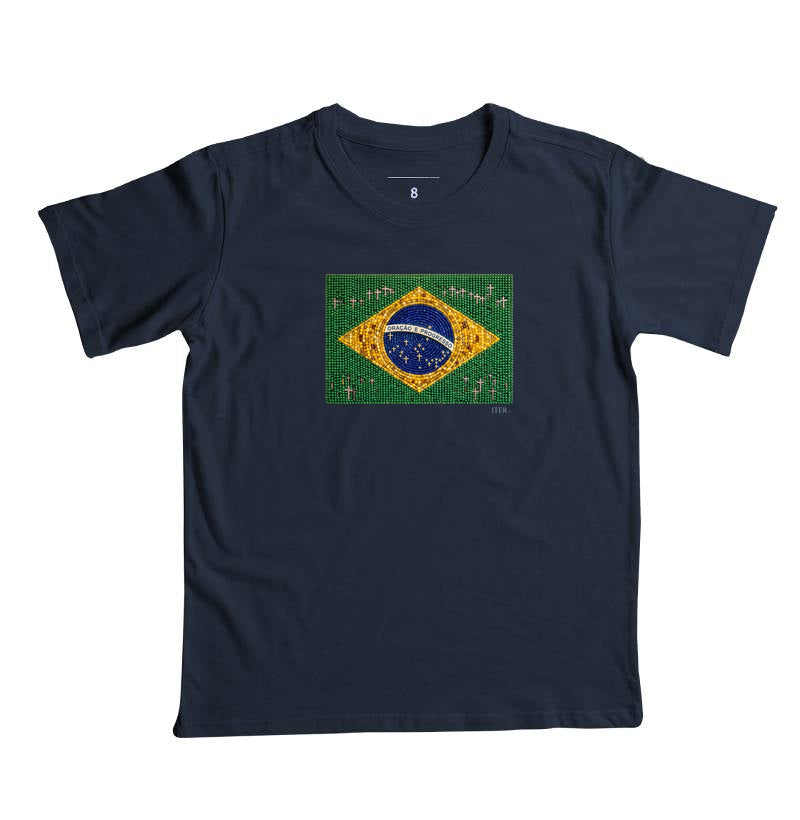 Infantil - Oração e progresso - Bandeira de terço