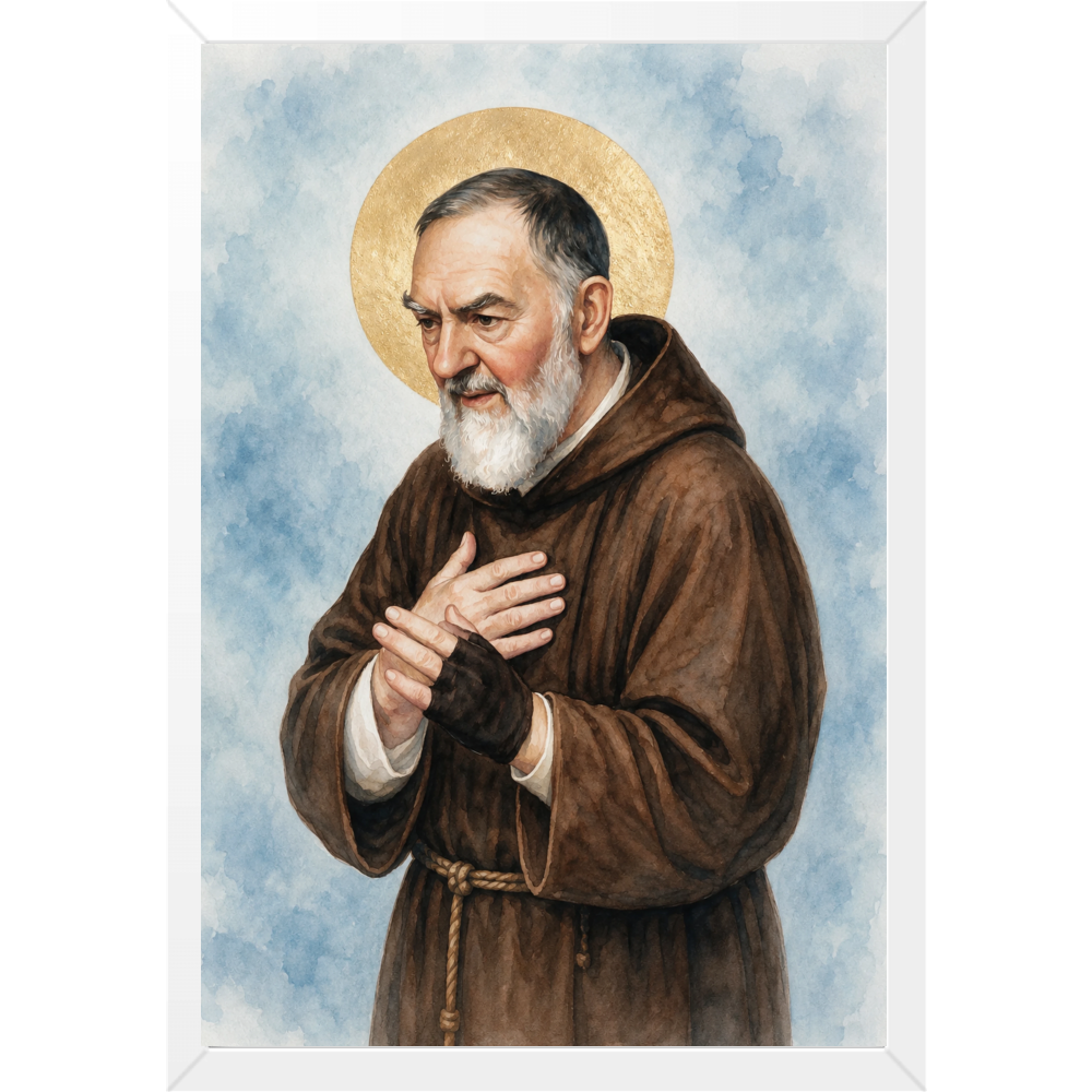 Quadro Caixa - São Padre Pio