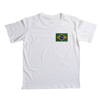 Infantil - Oração e progresso - Bandeira de terço, bolso